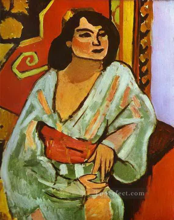 La mujer argelina fauvismo abstracto Henri Matisse Pintura al óleo